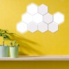 ZESTAW 8 SZTUK LAMPA LED NA ŚCIANĘ HEXAGON SZEŚCIOKĄT BIAŁA DOTYK Kwantowa - miniatura 14