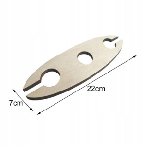 Stojak na WINO KIELISZKI Hotel Pensjonat DREWNIANY - miniatura 4