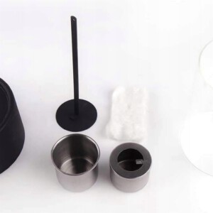 BIOKOMINEK NA TARAS STÓŁ BALKON EKOLOGICZNY BEZPIECZNY OKRĄGŁY SZKLANY XXL - miniatura 10