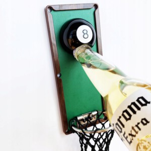 OTWIERACZ DO PIWA LODÓWKĘ DREWNIANY Bilard Snooker - miniatura 1