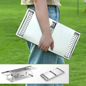 Grill OGRODOWY PALENISKO Kempingowy TURYSTYCZNY TORBA HOTPOT 73cm PRZENOŚNY - miniatura 14