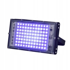 Lampa NAŚWIETLACZ LED UV 395-400nm 100W Wtyczka ROŚLINY 230V Ultrafioletowy