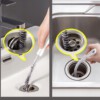 UDRAŻNIACZ PRZEPYCHACZ DO Rur Odpływu ZLEWU METALOWY DŁUGI Odtykacz 60 cm - miniatura 7