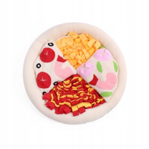 PLUSZOWA PIZZA dla psa ZABAWKA Mata EDUKACYJNA XL - miniatura 2