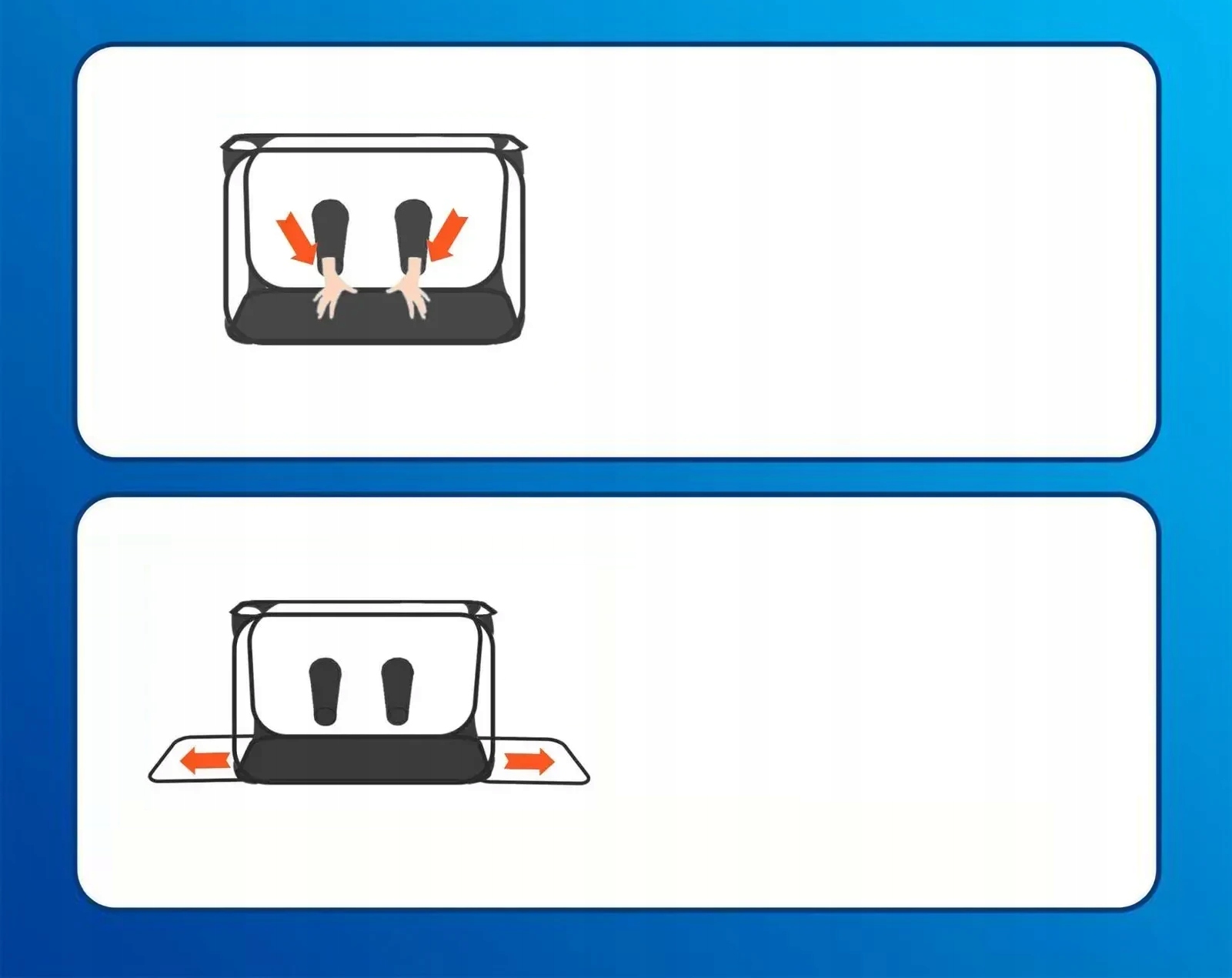 DUŻY POJEMNIK DO DOMOWEJ UPRAWY GRZYBÓW NAMIOT SKŁADANY MOBILNY PRZENOŚNY - zdjęcie 7