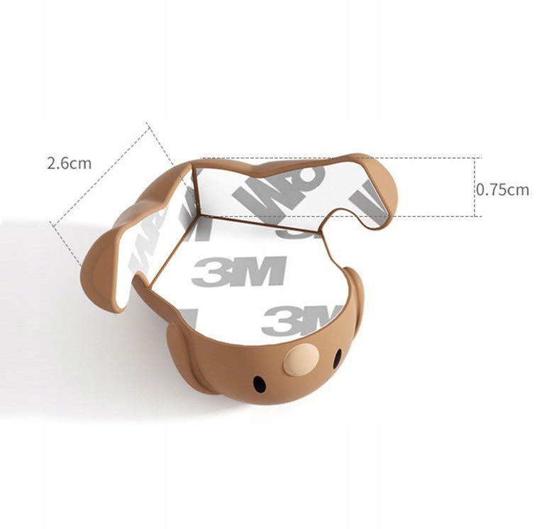 ZABEZPIECZENIA SZAFEK NA ROGI NAROŻNIKI KANTY MEBLI STOŁU OSŁONA MISIE 2SZT - zdjęcie 7