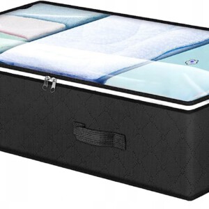 POKROWIEC NA POŚCIEL do PRZECHOWYWANIA Poduszki KOCE Pod ŁOŻKO 100x50x18cm - miniatura 1