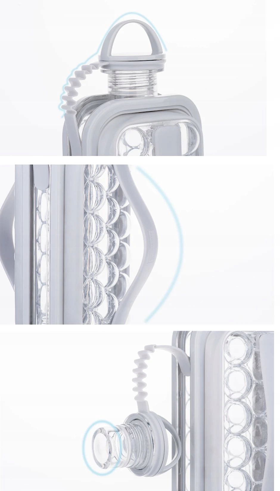 Forma do LODU Butelka PRZENOŚNA PLAŻA CAMPING PIKNIK TRITAN 2w1 MOBILNA 17x - obrazek 5