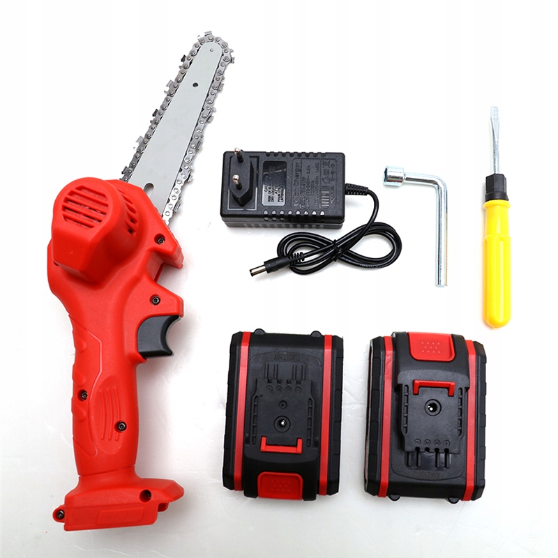 Piła Łańcuchowa 6" PILARKA AKUMULATOROWA 2x AKU - zdjęcie 5