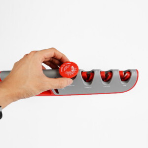 OSTRZAŁKA DO NOŻY NOŻYCZEK REGULOWANY KĄT OSTRZENIA 4 OSTRZAŁKI 4w1 - miniatura 12