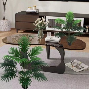 SZTUCZNA Roślina PALMA do 50cm DEKORACJA do DOMU BIURA PATIO Realistyczna - miniatura 4