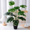 SZTUCZNA Roślina W DONICZCE REALISTYCZNA 33cm MONSTERA DELICIOSA Piękna - miniatura 9