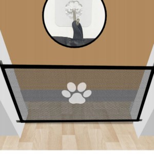 BARIERKA BRAMKA DOMOWA ZABEZPIECZAJĄCA DLA ZWIERZĄT PSA KOTA 180x78cm XXL - miniatura 8