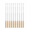 SZPIKULCE DO SZASZŁYKÓW MIĘSA SZAMPURY NA GRILL 8SZT TORBA LITE DREWNO - miniatura 2