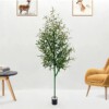 SZTUCZNA Roślina DRZEWKO OLIWNE XXL W DONICZCE REALISTYCZNE 180cm DEKORACJA - miniatura 2