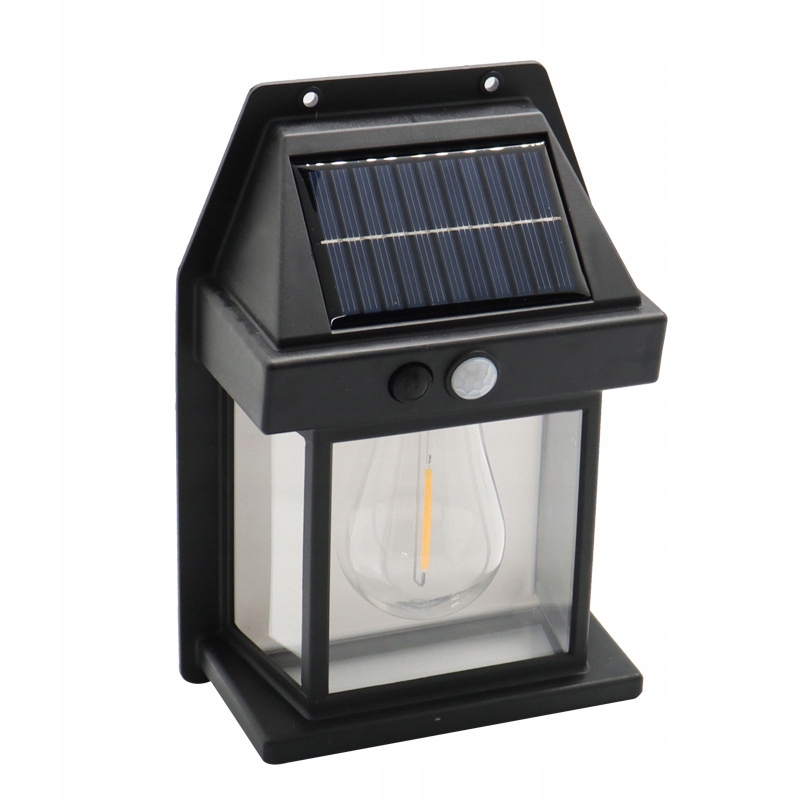 SOLARNA LAMPA OGRODOWA ŚCIENNA LAPKA NA TARAS ELEWACYJNA 1200mAh IP65 21cm
