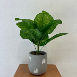 SZTUCZNA ROŚLINA KWIAT W DONICZCE DO DOMU BIURA REALISTYCZNA 37cm KALATEA - miniatura 8