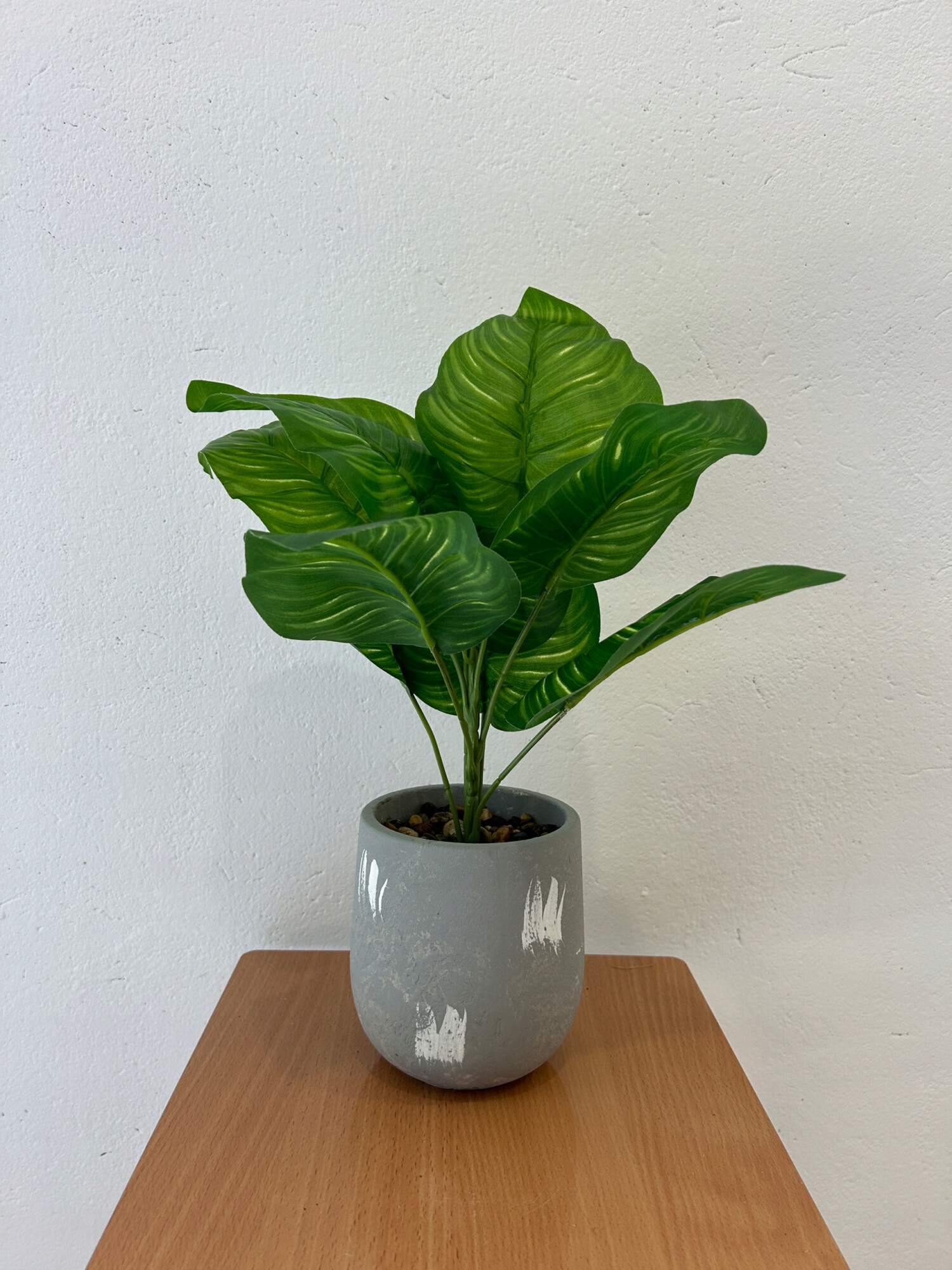 SZTUCZNA ROŚLINA KWIAT W DONICZCE DO DOMU BIURA REALISTYCZNA 37cm KALATEA - zdjęcie 8