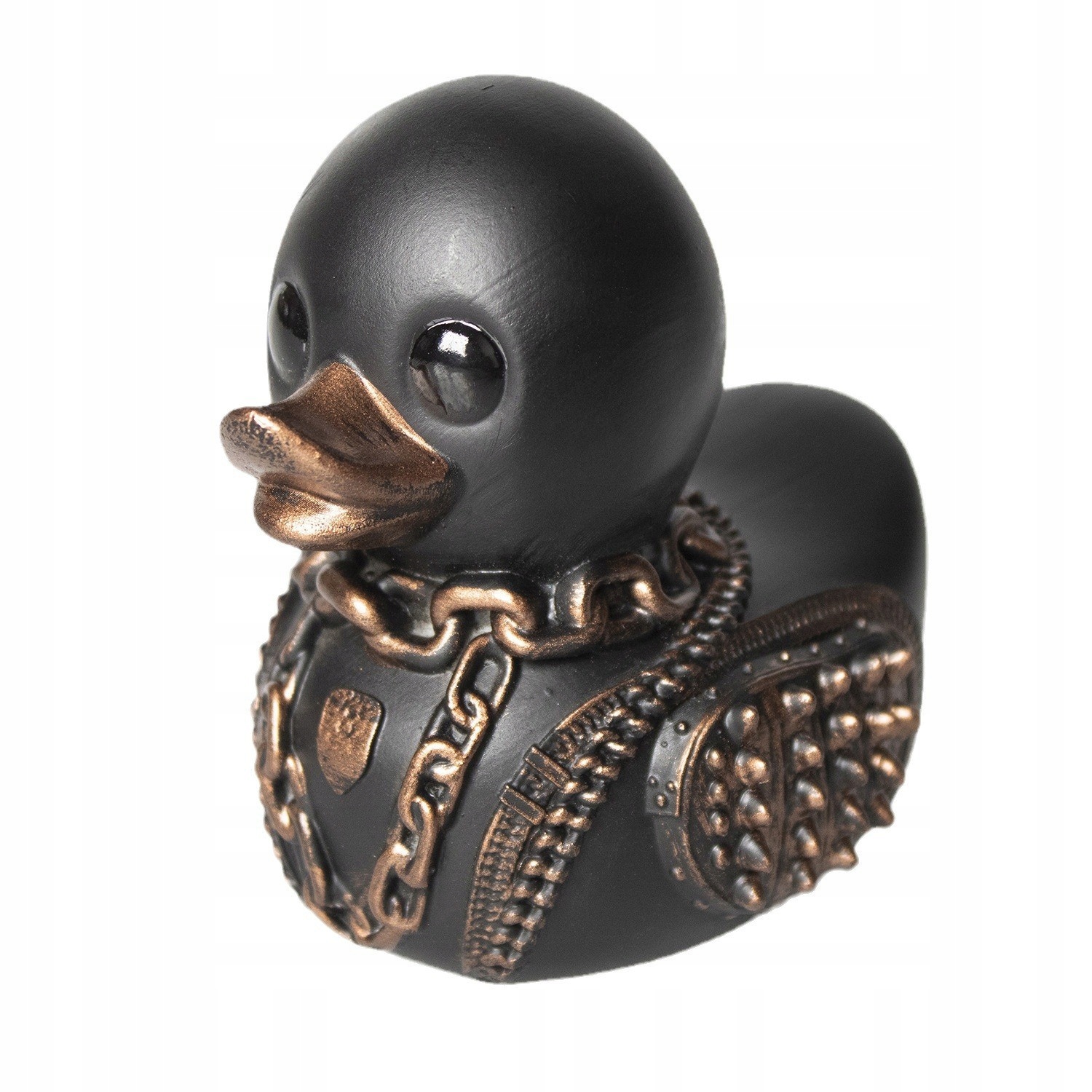 Kaczka KĄPIELOWA GOTHIC duck HEAVY METAL Slave Czarna 15cm do WANNY PREZENT