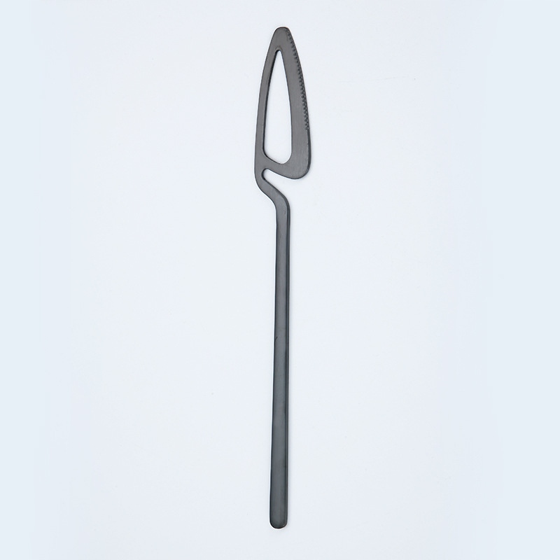 ZESTAW KOMPLET SZTUĆCÓW STAL NIERDZEWNA NÓŻE WIDELCE ŁYŻKI 32szt CZARNE MAT - obrazek 6