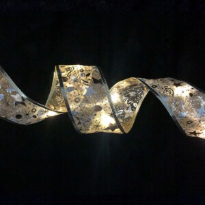TAŚMA LED CHOINKOWA dekoracyjna WSTĄŻKA 2m 20LED - miniatura 4