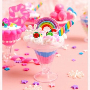 Zabawka DIY KOLOROWE DESERY LODY POSYPKI Zrób to Sam SENSORYCZNA XL ZESTAW - miniatura 10