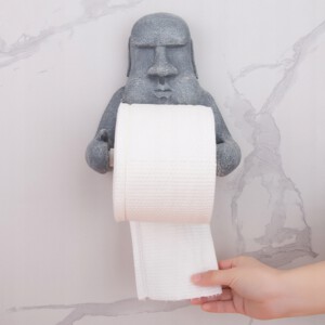 UCHWYT NA PAPIER TOALETOWY MOAI WYSPY WIELKANOCNE FIGURKA GŁOWA PREZENT - miniatura 6