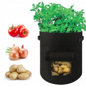 Doniczka TORBA Worek ZIEMNIAKI MARCHEWKI Warzywa KIESZEŃ do UPRAWY XXL 38L - miniatura 4