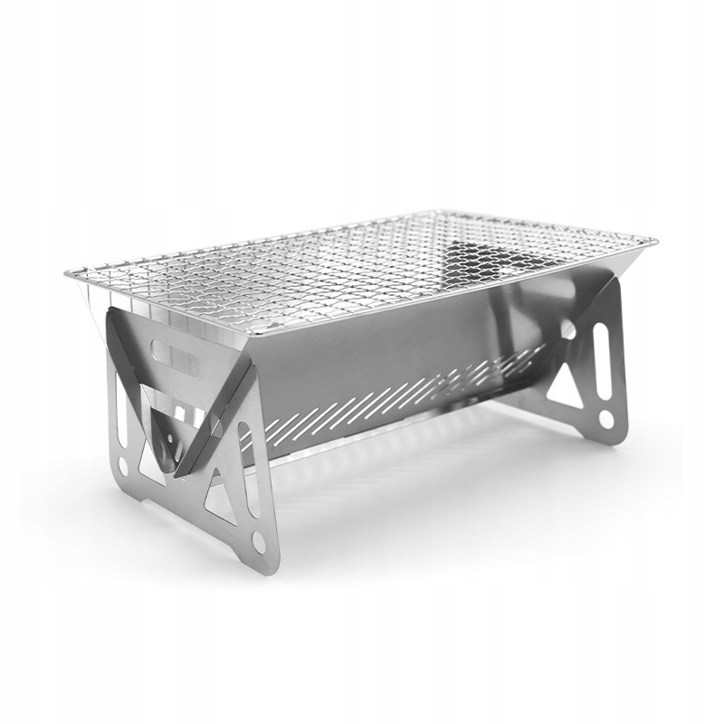 Grill PALENISKO Ogrodowe MAŁY PORĘCZNY Kempingowy TURYSTYCZNY +ETUI THICK - obrazek 3