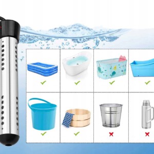 GRZAŁKA BASENOWA 3000W PODGRZEWACZ DO WODY BASENU TIMER WYŁĄCZNIK CZASOWY - miniatura 6