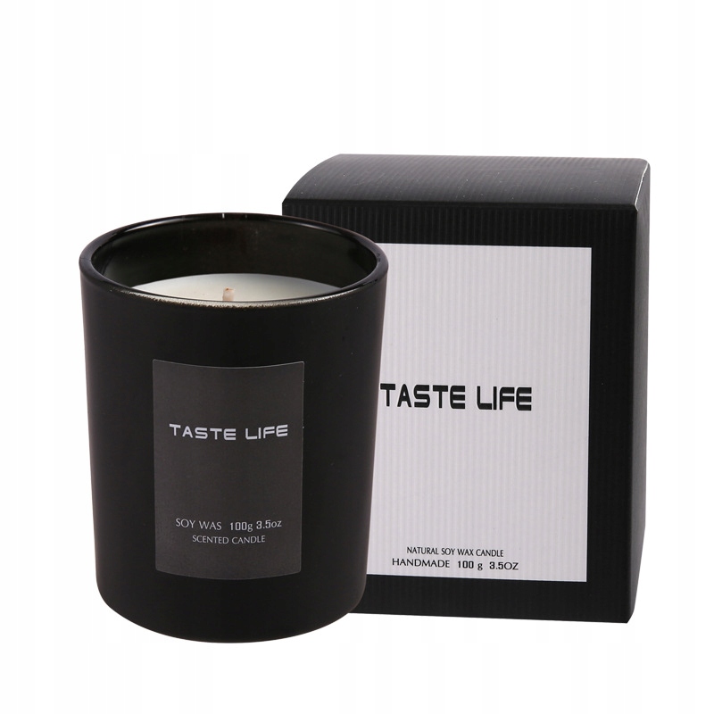 Ręcznie Robiona ŚWIECA SOJOWA 100g GIFT MIÓD KWIATY NEKTARYNKA AROMATYCZNA - zdjęcie 1