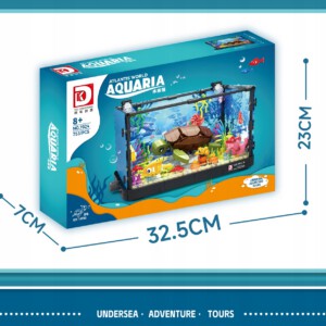 KLOCKI AKWARIUM RYBY ZESTAW KLOCKÓW Żółw Morski ZABAWKA DLA DZIECI PREZENT - miniatura 4