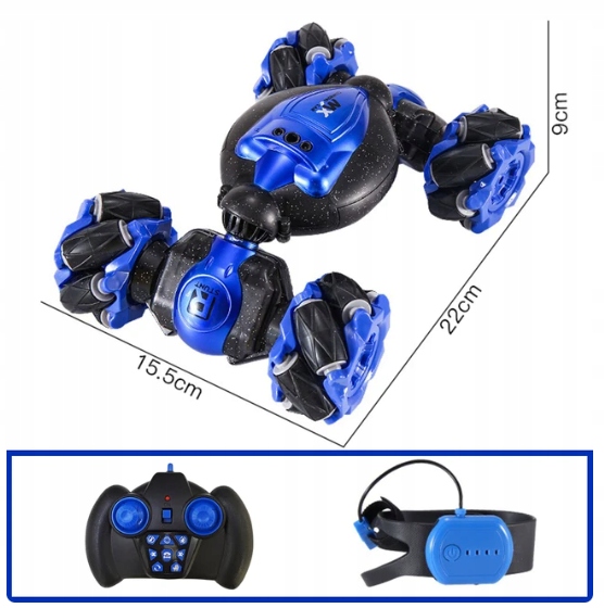 SAMOCHÓD ZDALNIE STEROWANY Ręką lub PILOTEM Terenowy RC 360 stopni AUTO 4x4 - zdjęcie 7