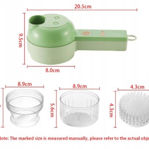 Elektryczna SZATKOWNICA KRAJALNICA Elektryczna DO WARZYW MIĘSA CEBULI - miniatura 3