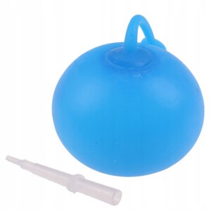 PIŁKA OGRODOWA DO ZABAWY 120cm XL POMPKA Przezroczysta ODPORNA WIELKA BAŃKA - miniatura 2