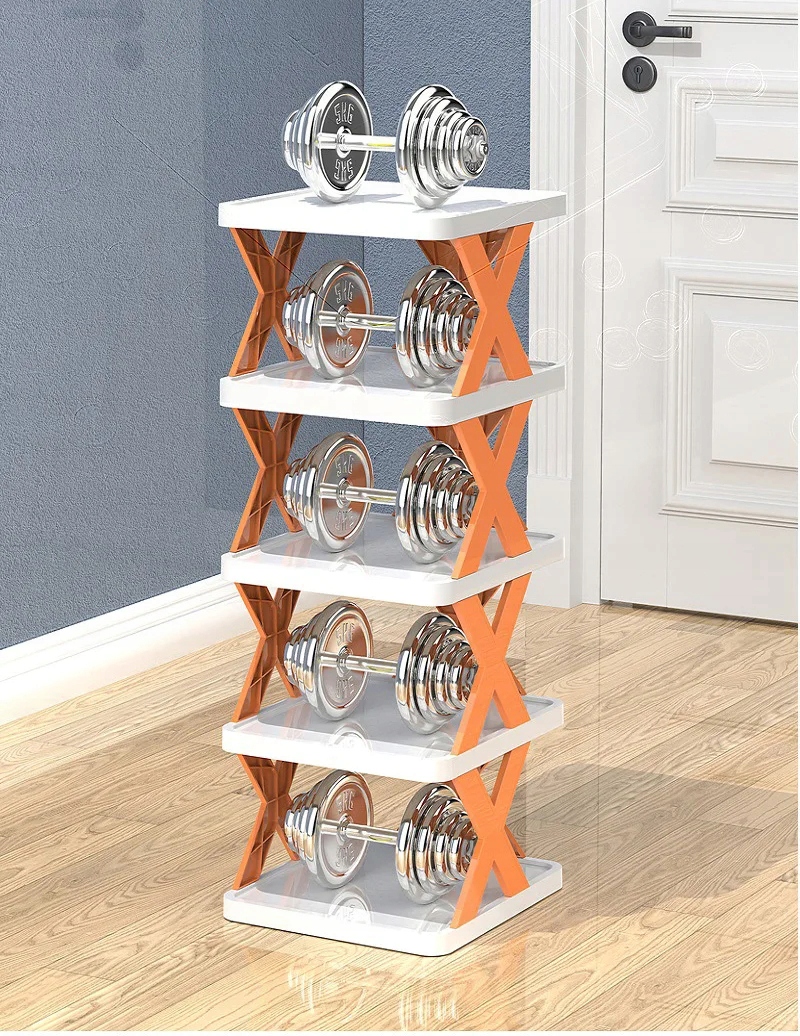 STOJAK Organizer Szafka na BUTY 6 poziomów ROZKŁADANA Zielona POJEMNA Moduł - obrazek 6