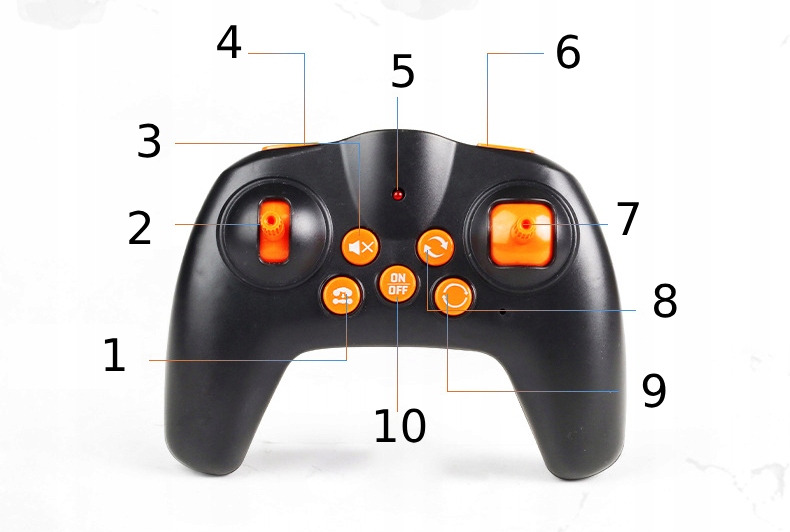 SAMOCHÓD ZDALNIE STEROWANY Ręką lub PILOTEM Terenowy RC 360 stopni AUTO 4x4 - zdjęcie 6