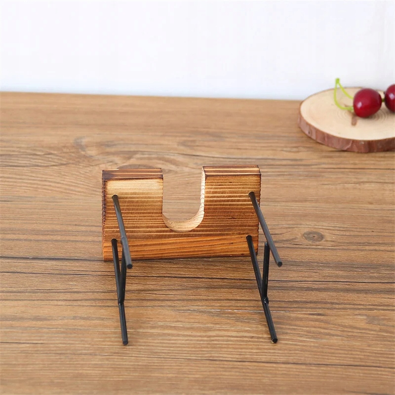 DONICA Ozdobna SZKLANA DREWNO Hydroponika UKORZENIACZ 1szt STOJAK BAMBUS - obrazek 11