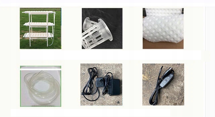 Zestaw system do HYDROPONIKI do WARZYW SAŁATY 108 miejsc +POMPA STELAŻ UPVC - zdjęcie 10