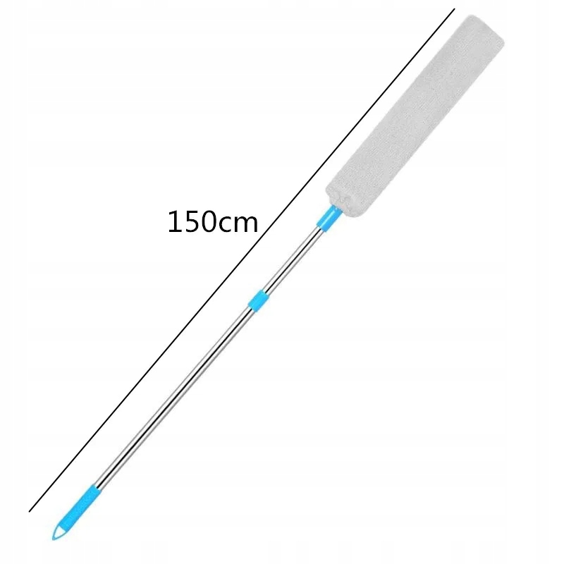 SZCZOTKA mop KUCHENNA do Zakamarków pod SZAFKI Teleskopowa KURZ KŁAKI 150cm - zdjęcie 13