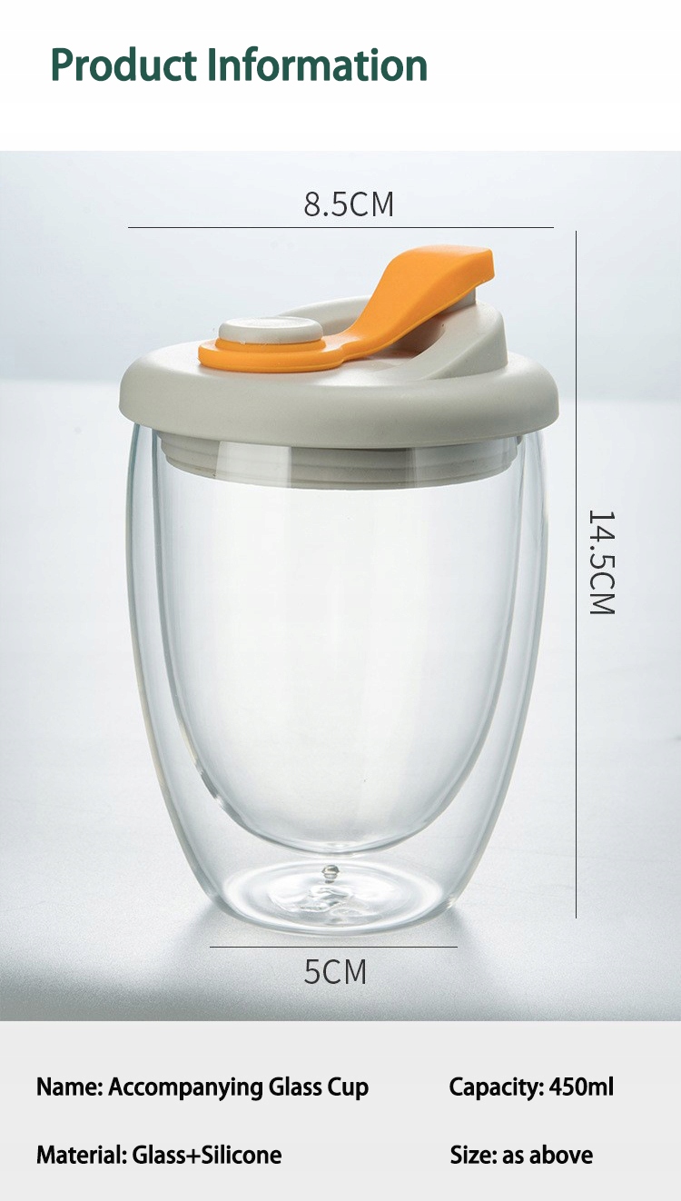 SZKLANKA TERMICZNA Z POKRYWKĄ Z PODWÓJNYM DNEM NA KAWĘ HERBATĘ - obrazek 7