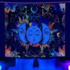 Dekoracja ŚCIENNA UV OBRAZ Fluorescencyjny GOBELIN ODBLASK 150x150cm Słońca - miniatura 2