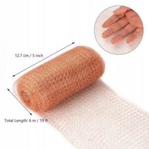 Miedziana TAŚMA Ogrodowa NA ŚLIMAKI SIATKA OCHRONA ROŚLIN NA SZKODNIKI 6m - miniatura 5