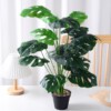 SZTUCZNA Roślina W DONICZCE REALISTYCZNA 33cm MONSTERA DELICIOSA Piękna - miniatura 8