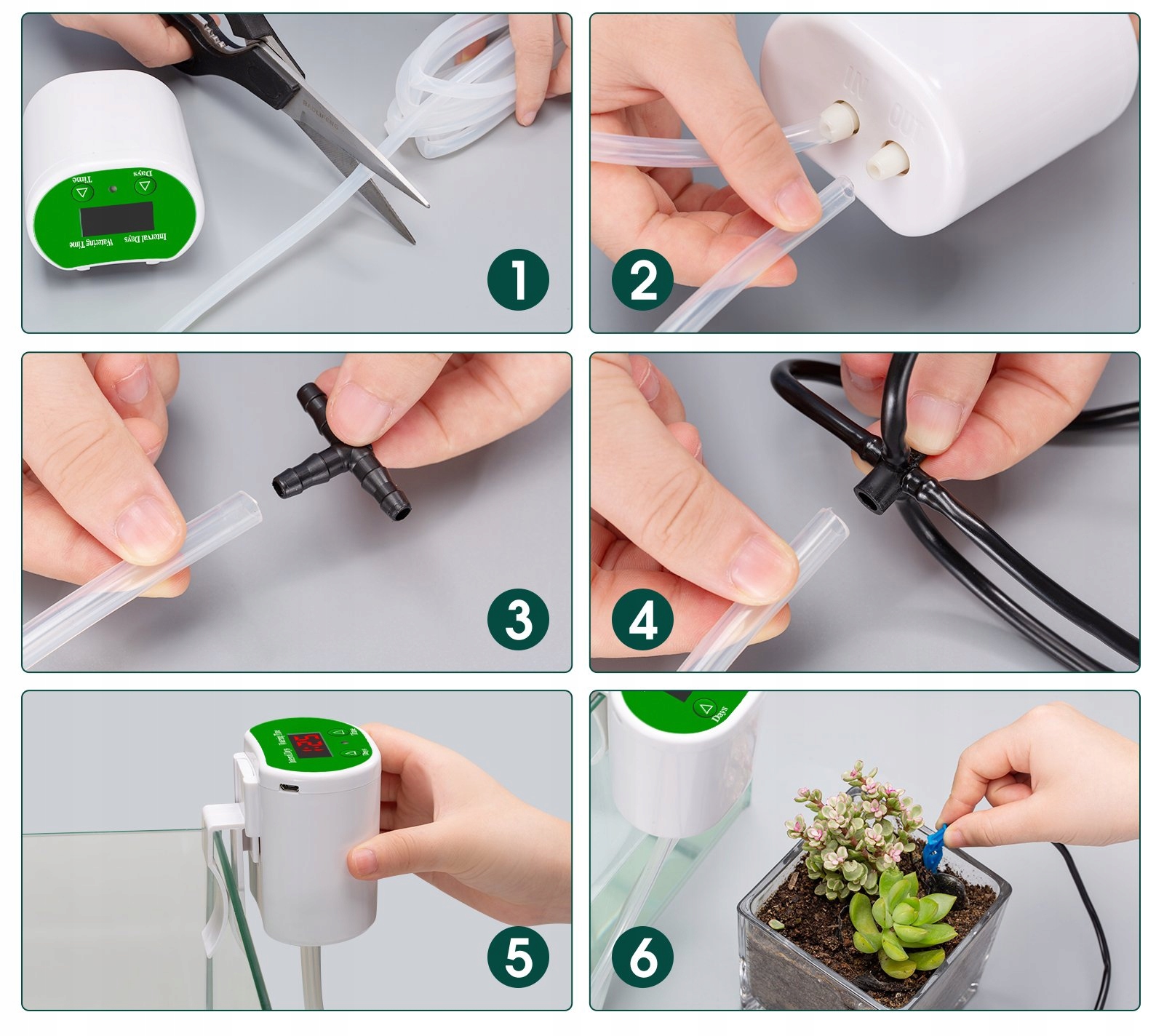 ZESTAW do NAWADNIANIA Pompa SOLARNA Automat 12x - zdjęcie 13