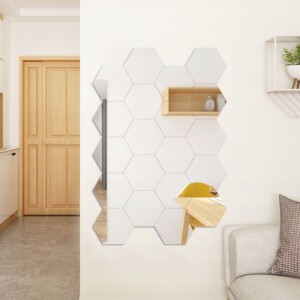 Zestaw 10 szt LUSTER Akrylowych Hexagon LUSTRO 265 - miniatura 6