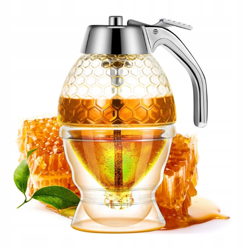 DOZOWNIK NA MIÓD DYSPENSER DO MIODU SYROPU CZEKOLADY PLASTIKOWY 240ML 15CM - zdjęcie 12