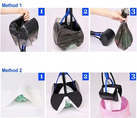 ZBIERACZ PSICH ODCHODÓW Kupozbieracz ŁOPATKA NA KUPY PSA KONIA KOTA 45cm - zdjęcie 11