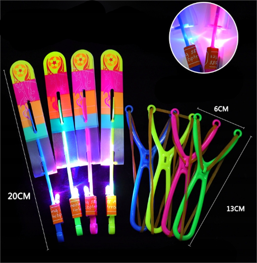 ZESTAW 4x HELIKOPTER LATAJĄCY ŚWIECĄCY PROCA LED ZABAWKA DLA DZIECI PREZENT - obrazek 10
