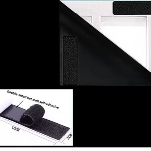 Roleta ZACIEMNIAJĄCA folia do OKIEN na +RZEPY 100x150cm +TORBA PRZYCIEMNIA - miniatura 13